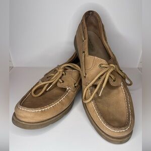 Sperry Tan 2 Eye Boat Shoe